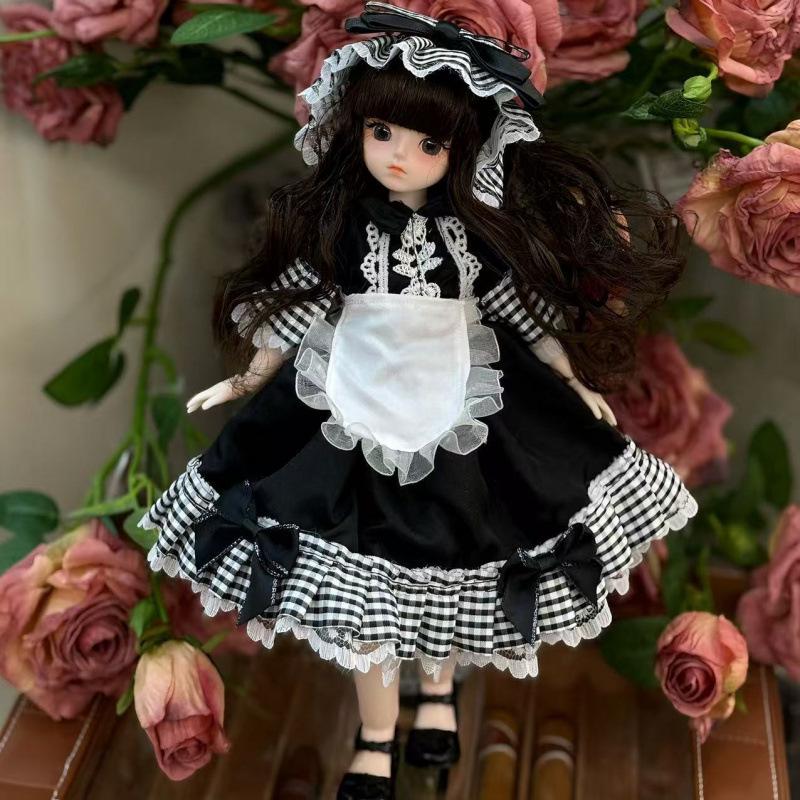 30cm Multi-jointed BJD Doll with 1/6 Scale and Cute Clothes Set