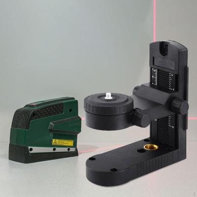 Level Bracket Pivoting Base Universal Height Adjustment Holder 360° Fine Tuning Rotation L Shaped