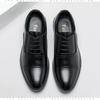 Sapatos Derby Masculinos da Moda Outono Estilo Britânico Sapatos Sociais Formais Sola Antiderrapante Oxfords Masculinos Design de Painel de Contraste