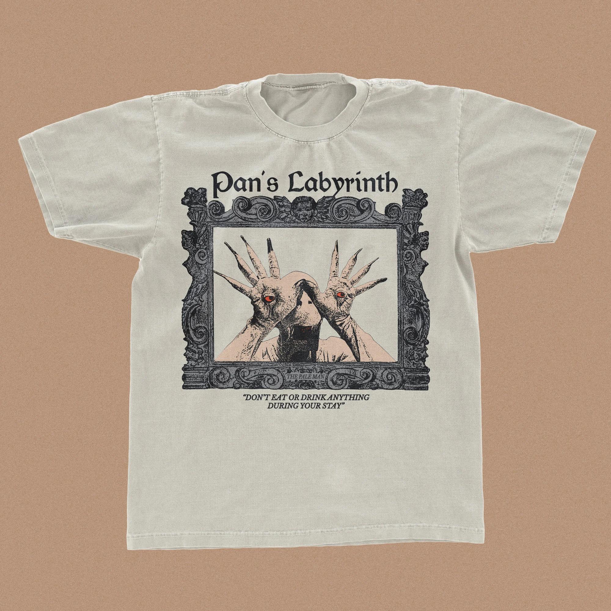

Pans Labyrinth Movie Retro Natural Color Classic Gildan 5000 Pattern TShirt Heavyweight Pure Cotton AllSeason Streetwear 4XL