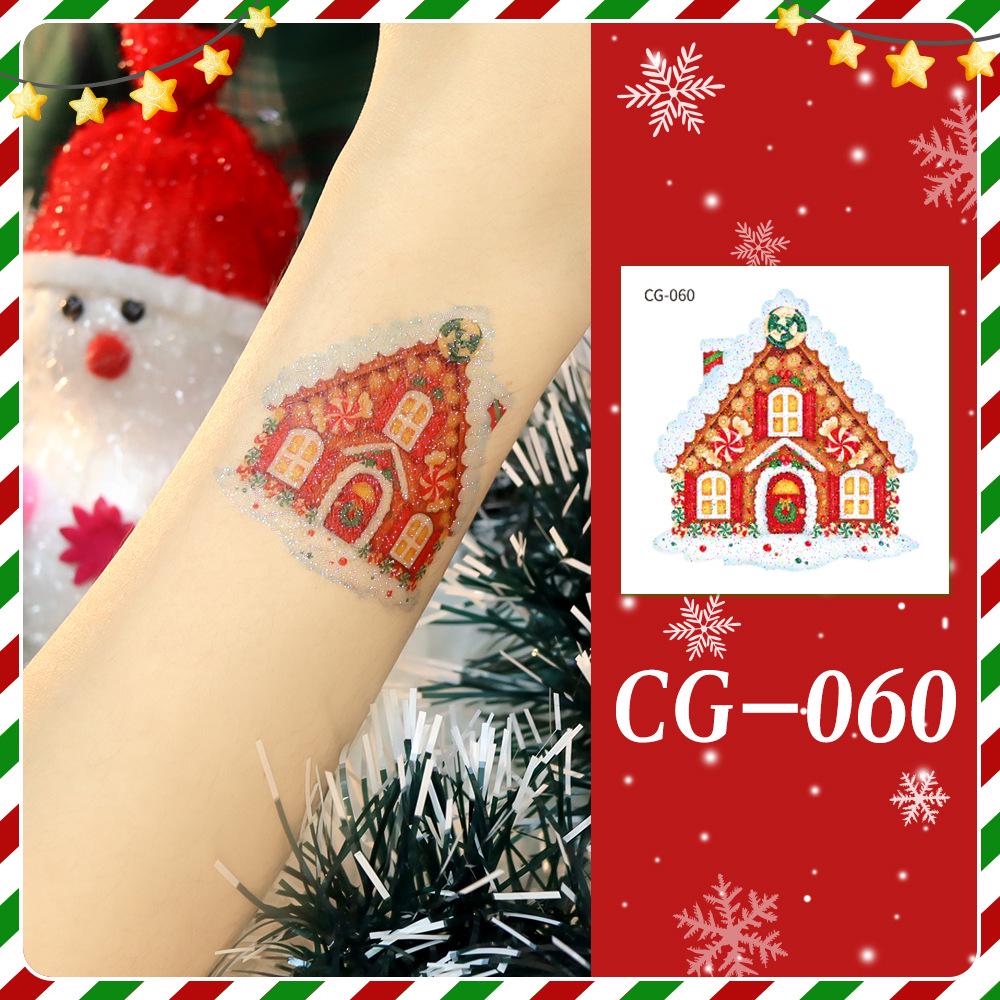 Ruikalong Christmas Cartoon Temporary Tattoo Stickers for Face and Arms