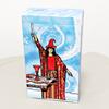 Winter Waite Tarot, 78-teiliges Tarot mit Bildern vor winterlichem Hintergrund, basierend auf dem Rider Tarot des RWS-Systems, 12 x 7 cm