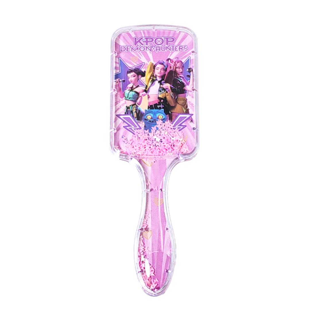 

Adorable Animation Design Korean Pop Demon Hunters Air Cushion Comb Trendy Household Comb for Girls Students Fan Club Presents