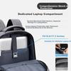 Huili Laptop Backpack for Men, 17.3-Inch Large Capacity Business Travel Bag for College Students And Work Trips