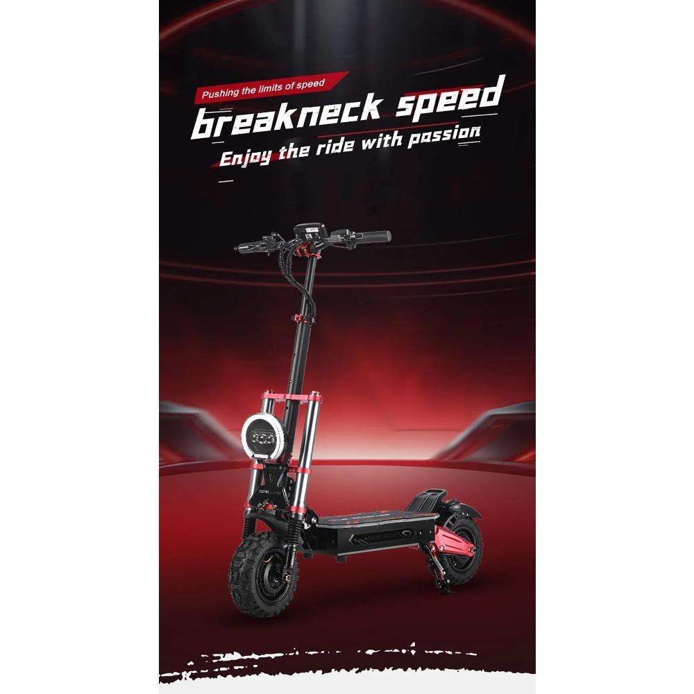 BOYUEDA S5 E-Scooter 6000W Motor 60V38AH Battery Bluetooth APP connection Electric Scooter Smart NFC Function 11" Off-Road Tire