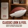 Oval Size 9 Football Brown and White Training Football Durable American Football  Recreational Play