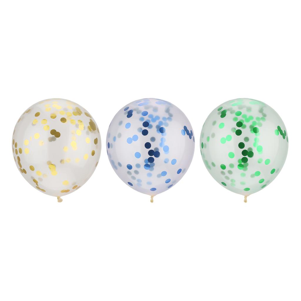 1pcs Set 12 Inch Pink Latex For Birthday Party Clear Balloons Confetti Transparent Balloons Confetti Balloons