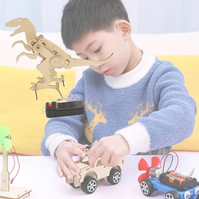 Diy Wooden Tyrannosaurus Rex Educational Science Craft Kit For Kids Hands-on Learning J-22 Material Pack