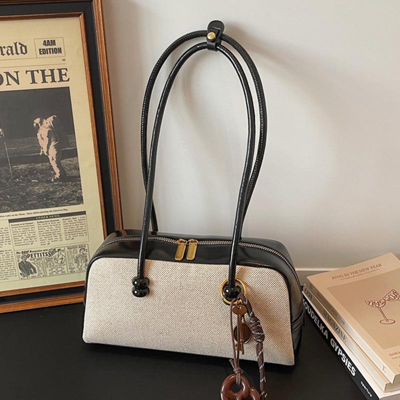 Geantă Tote de Lux cu Capacitate Mare, Geantă Crossbody Retro cu Curea de Umăr, Geantă Boston