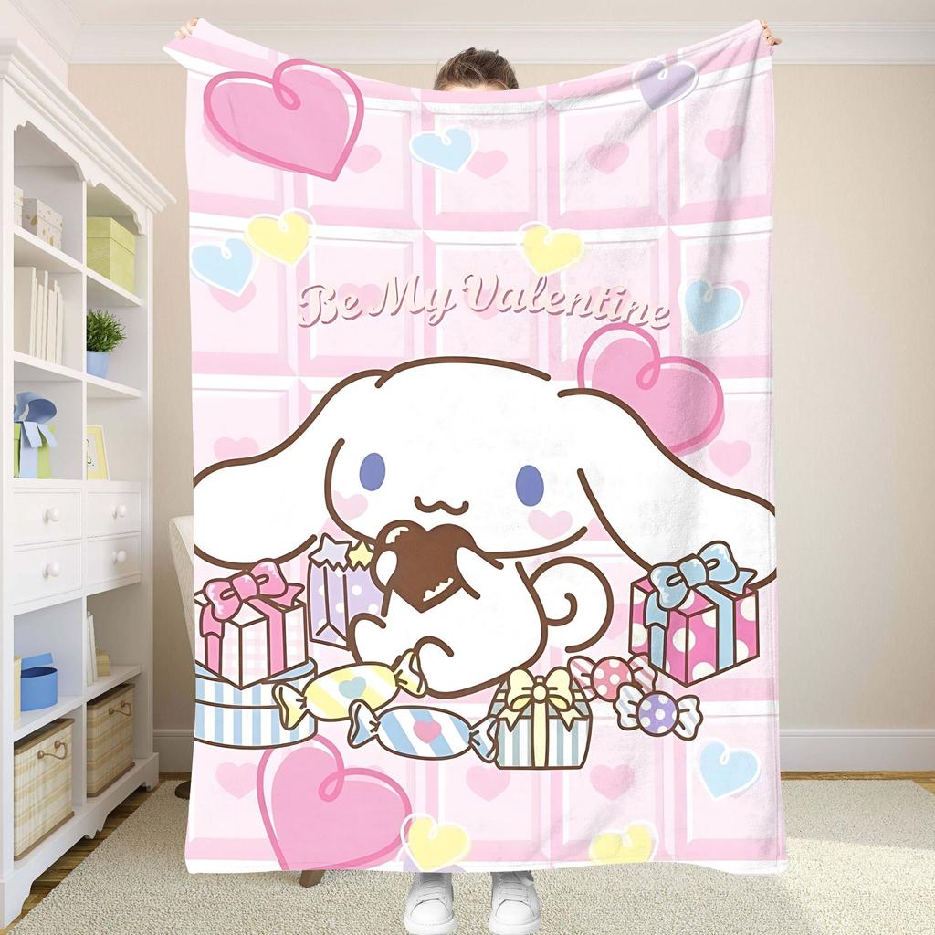Fluffy Soft Blankets and C-Cinnamorol Picnic Blanket Summer Comforter Throw Blankets & Throws Home and Decoration Bedding Set