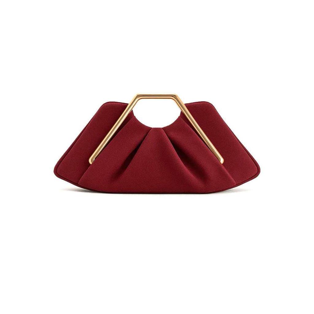 2026 Fashionable Ruched Cloud Clutch: Versatile Vintage Evening Bag for Women
