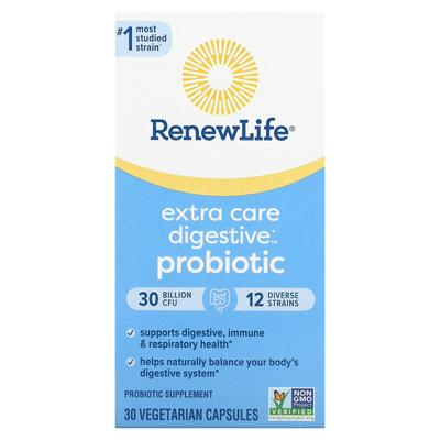 Ultimate Flora Extra Care Probiotic, 30 Billion CFU Live Culture, 30 Veggie Capsules