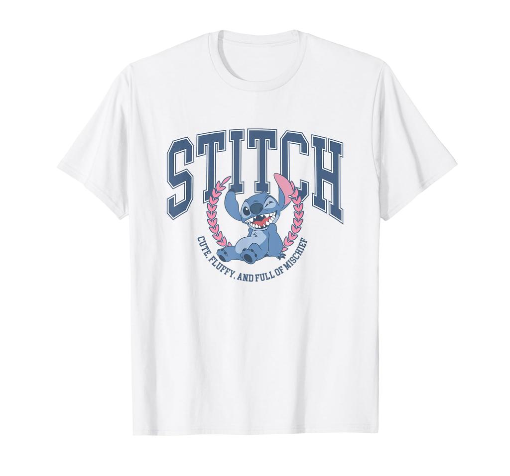 Disney Lilo Stitch Cute Fluffy Mischievous Logo & & T-Shirt