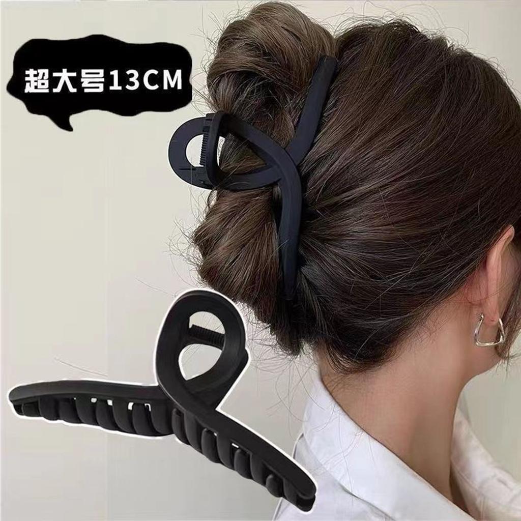 4pcs Women Hair Clip Cross Matte Hairpin Fashion French Elegant Hairgrips Large Hair Claw Clips Girls Korean Hair Accessories