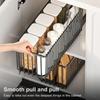 Under Sink Pull Out Organizer Pull Out Drawers for Cabinets Metal Storage Basket Shelf for Kitchen Storage Pantry Organization