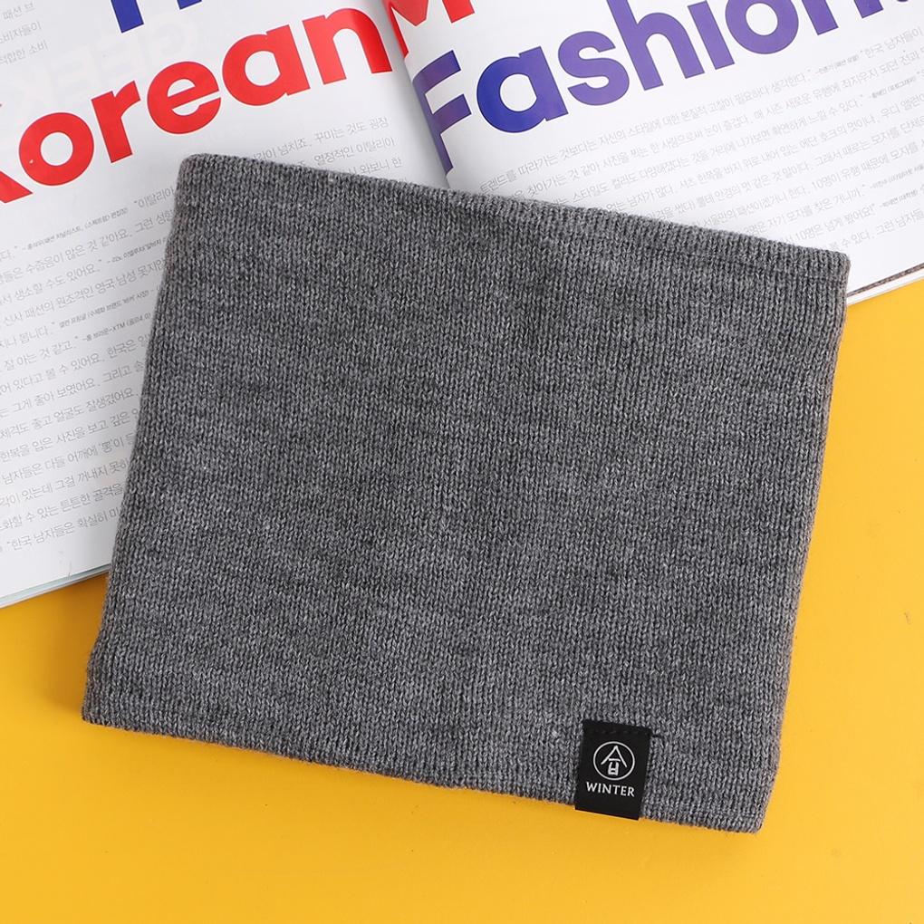 Winter Cold Weather Gear Fleece Neck Warmer, Neck Gaiter, Charcoal