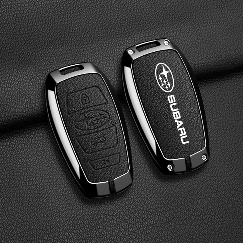 Zinc Alloy Car Remote Key Case Cover For Subaru WRX XV Crosstrek Legacy BRZ Forester Impreza STi Outback 2015-2019 Accessories et4