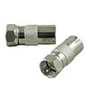 Coax Aerial RF To F Type Female Socket Screw Male Plug Adaptor TV