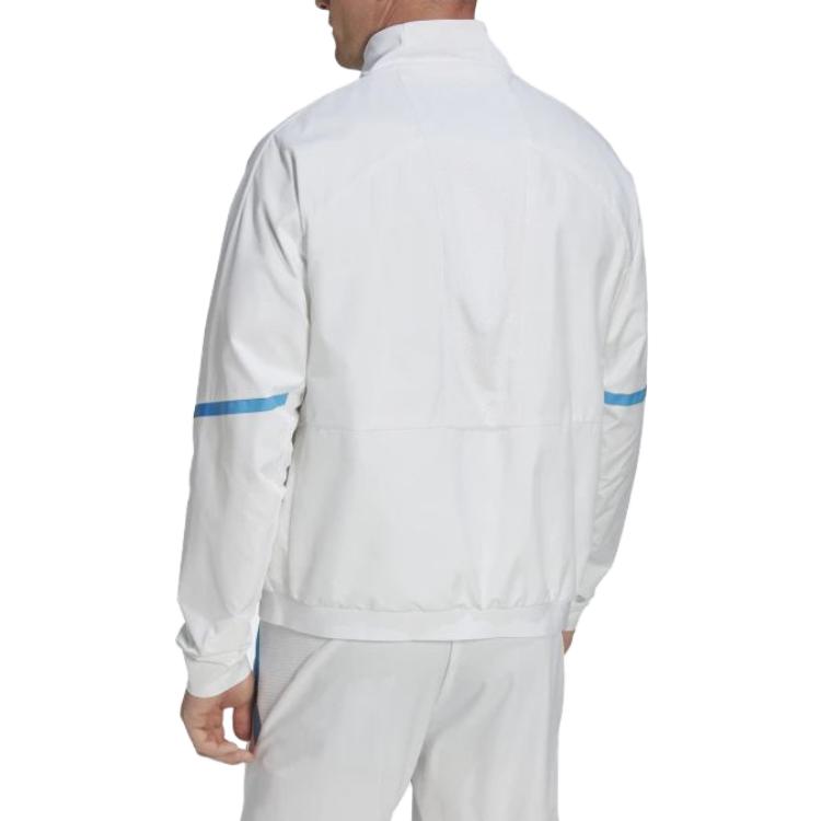 adidas Jackets Men's White Stand Collar Moderate Other IC1567