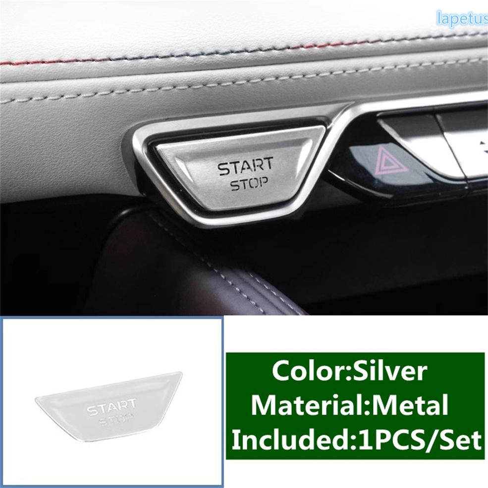 BGY1 For Renault Grand Koleos 2024 2025 Car Start Stop Engine / Emergency Warning Light Button / Park Sequin Cover Trim Accessories