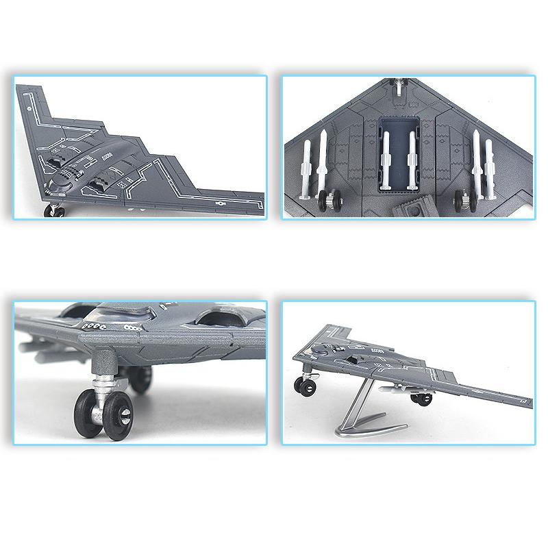 Modern Military B-2 J-35 Su35s F14 Tomcat Stealth Multi-Purpose Fighter T90 Main Battle Tank Building Block Military Model Toys