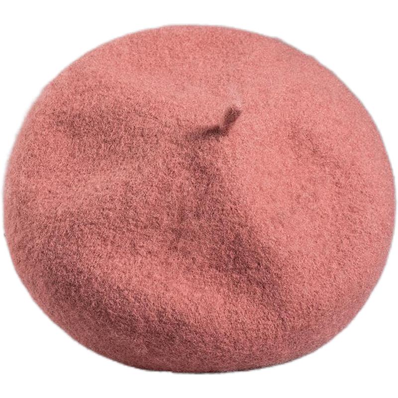 Woolen Hat Autumn and Winter Versatile Retro Beret Painter Woolen Top Hat Bud Winter Fashion Hat