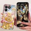 Casing For Tecno Pova 7 4G 5G LJ6 LJ7 Phone Case Pova 7 Pro Pova7 Ultra Cases Cute Cartoon Animals Dragon Lion Soft Black Cover