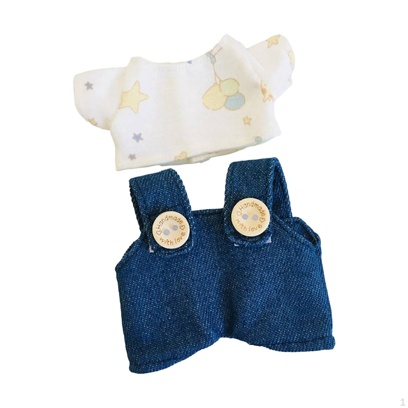 

Очаровательный комплект брюк для модных кукол джинсовый