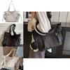 Simple Solid Color Large Capacity Women Casual Oxford Cloth Tote Bag For Daily Use