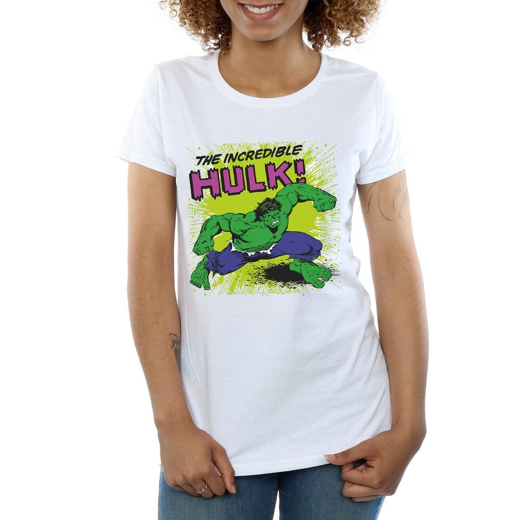 Marvel Womens/Ladies Incredible Hulk Cotton T-Shirt