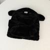 Cute Seal Plush Hooded Scarf 3 in 1 Ear Protection Hat Simple Earflap Hat  Streetwear