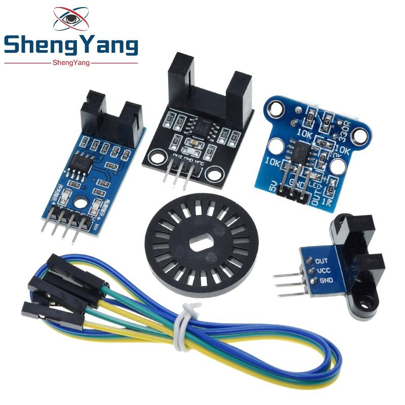 Photoelectric Beam Speed Sensors Module TZT 3.3V-5V Slot-Type Optocoupler Tacho-Generator Counter For Arduino/51/AVR/PIC Diy Kit