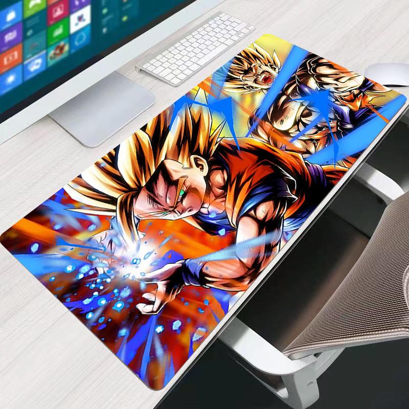 Dragon Ball Z Mouse Pad DBZ Computer Speed Type Varpet Mat For Esports Players Laptop Keyboard Pad Big Mousepad Office Desk Mat