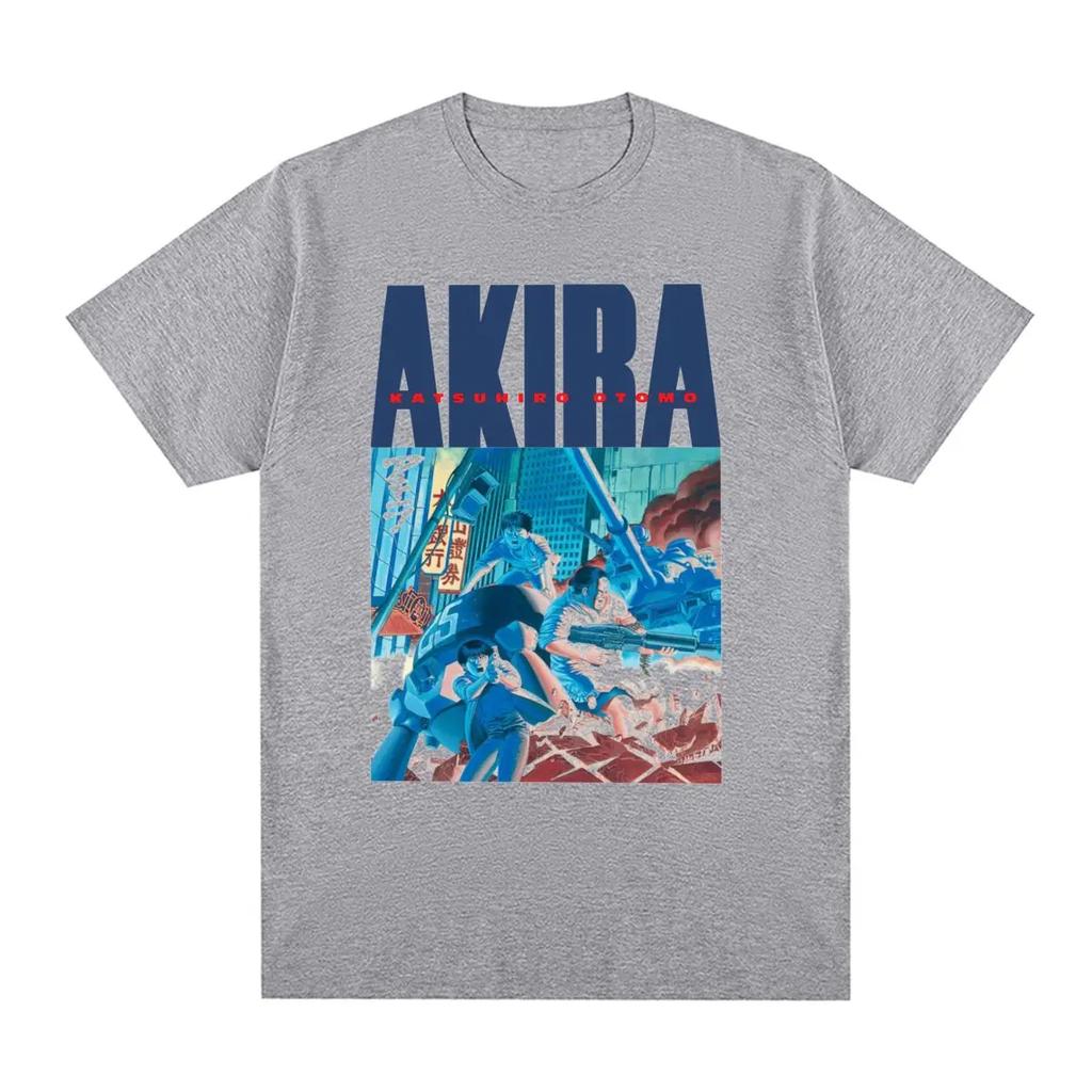 Akira Vintage T-Shirt 1988 Natural Otomo Katsuhiro Manga Tokyo Baumwoll-T-Shirt Neues Tee T-Shirt Tops Unisex