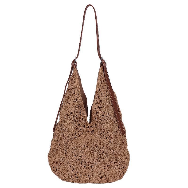 Beach Vacation Bag Women's New Casual Commuting Large-capacity Shoulder Bag