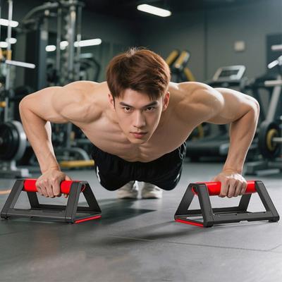 2Pcs Push-up Stand Push Up Bar Non Slip Pushup Handles Heavy Duty Push Ups Rack Ergonomic Gym Exercise Equipment