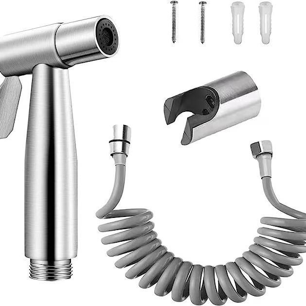 Dual Angle Valve Bidet Kit: High-Pressure Booster Spray Gun for Bathrooms