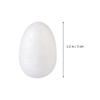 50Pcs Solid Egg Foam White 3Cm Ideal for Easter DIY Painting Crafts Festival Decoration Egg Foam Painting Crafts