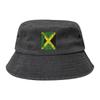 Summer Travel Headwear Jamaica Flag Jamaican Bucket Hat Stylish Hot Sun Hat Boonie Hat Fishing FisherUnisex Hat Outdoor Sports