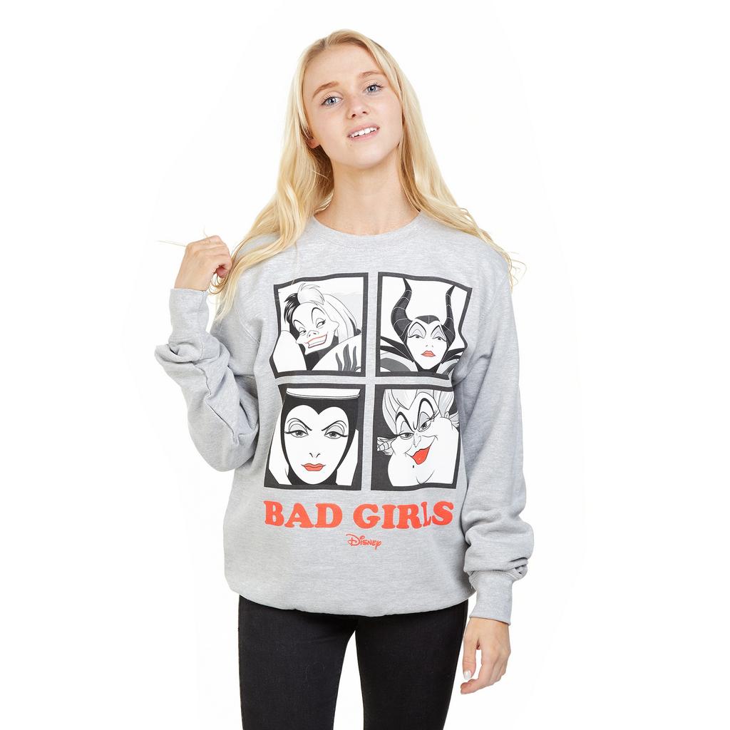 Disney Womens/Ladies Bad Girls Crew Neck Sweatshirt