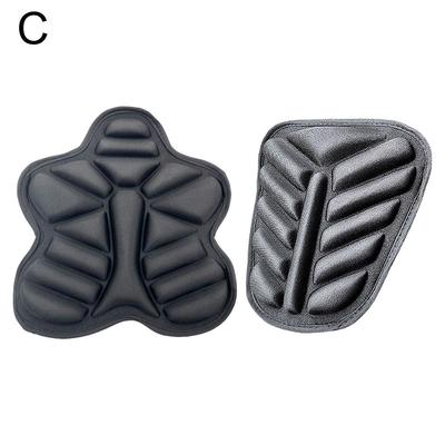2Pc 3D Gel Seat Motorcycle Seat Cushion Anti Slip Motorbike Pillow Pad Comfort Sunscreen Gel Seat Cushion Motorcycle Accessories