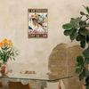 Metal Wall Art Positive Affirmation Inspirational Quote Sign Home Office Decor