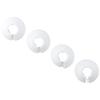 4pcs PP Plastic Easy Installation Water Pipe Angle Valve Collars 20mm Drainage Pipe Cover  Worker