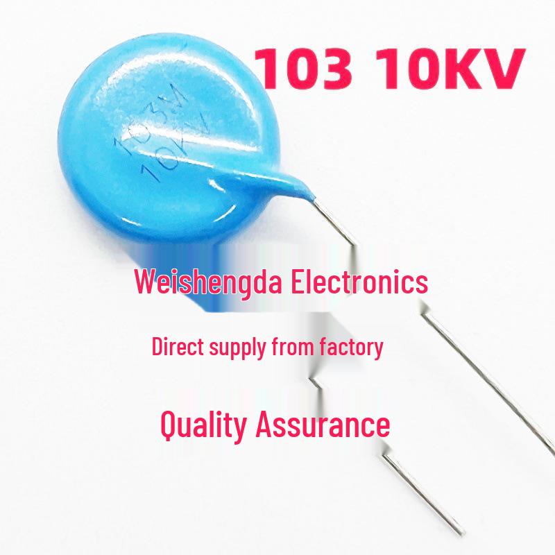 10kV 10nF Hochspannungs-Keramik-Scheibenkondensator mit 12mm Anschlussabstand