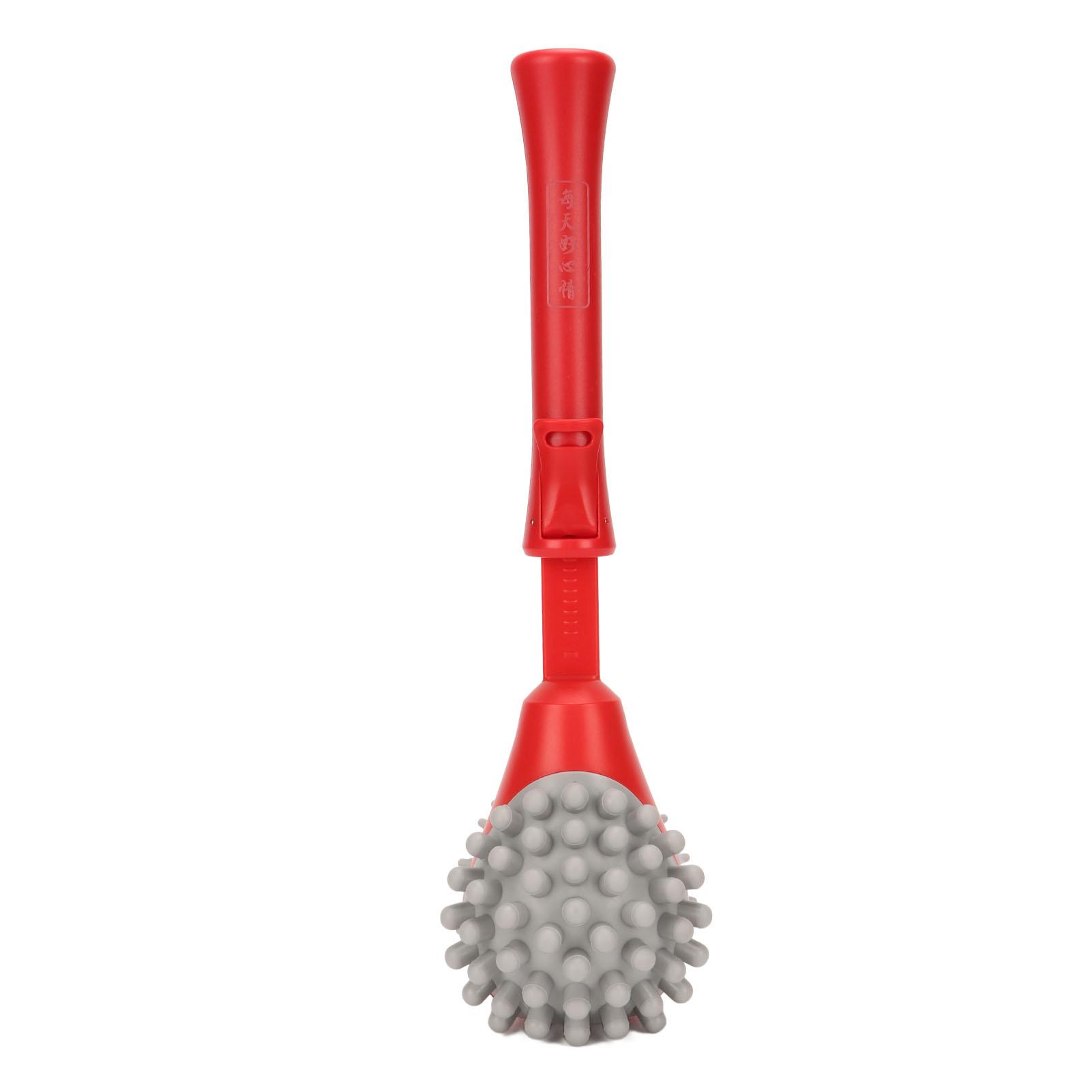 

Massage Hammer 2 Soft Heads Retractable Flexible Handle Large Area Portable Silicone Manual Massage Hammer Stick