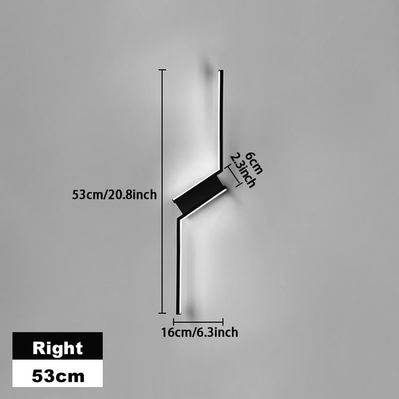Hockey Interior Wall Light Remote Control LED Wall Lamp Bedroom Decoration Modern Indoor Lighting Lamps 53CM 73CM 93CM LED Light