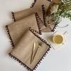American Style Burlap Table Runner - Jute Woven, Perfect for Weddings and Holidays
