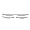 4 Pcs Front Fog Light Grille Trim Eyelid Eyebrow Wind Knife Strip Replacement for Mercedes?Benz