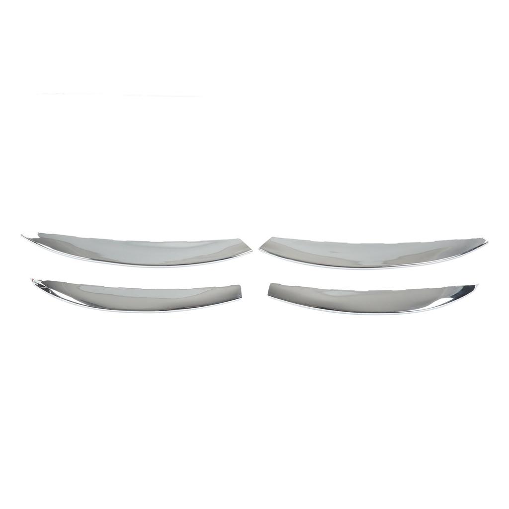 4 Pcs Front Fog Light Grille Trim Eyelid Eyebrow Wind Knife Strip Replacement for Mercedes?Benz