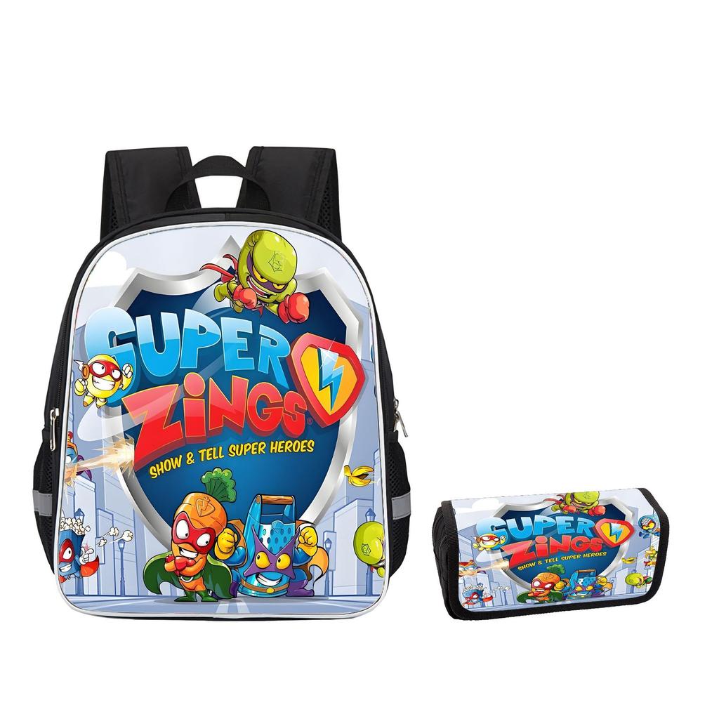 Superzings Trendy Comfortable School Bag Children'S Movie Peripheral Ultra Lightweight Storage Pencil Case